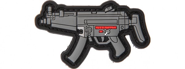 Lancer Tactical 3D Mk5 PVC Patch ( Gray )