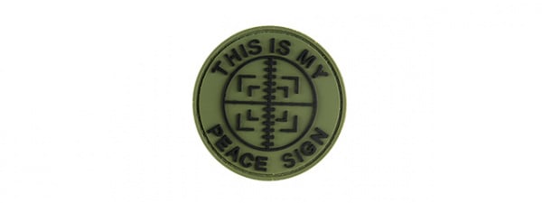 G-Force This Is My Peace Sign PVC Patch