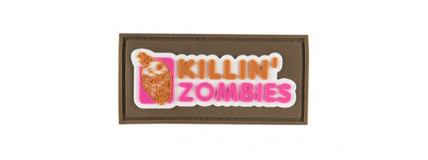 G-Force Killing Zombies PVC Patch ( Tan )