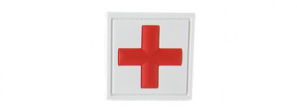 G-Force Medic Cross PVC Patch ( White / Red )