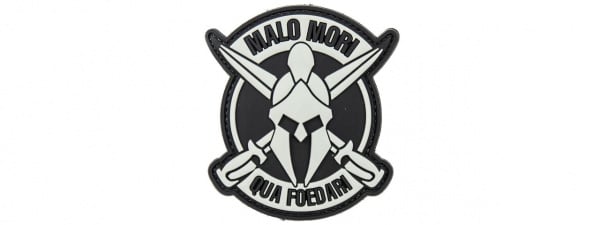 G-force Malo Mori Qua Foedari PVC Patch ( Black )