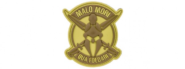 G-force Malo Mori Qua Foedari PVC Patch ( Tan )