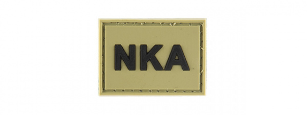 G-Force NKA No Known Allergies PVC Patch ( OD Green )