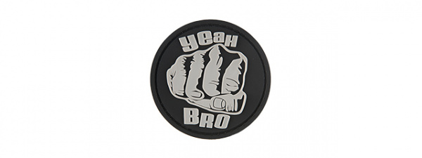 G-Force "Yeah Bro" PVC Patch ( Black )