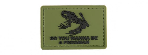 G-Force Frogman Patch PVC Patch ( Green )