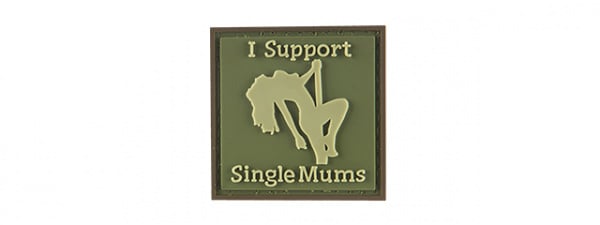 G-Force I Support Single Moms PVC Patch