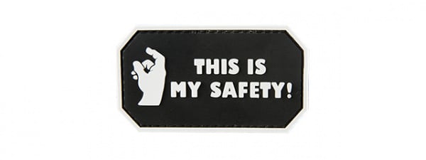 G-Force This Is My Safety PVC Patch ( Black )