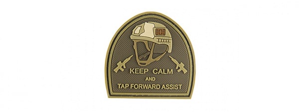 G-Force Keep Calm And Tap Forward Assist PVC Patch