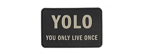 G-Force YOLO PVC Patch ( Black )