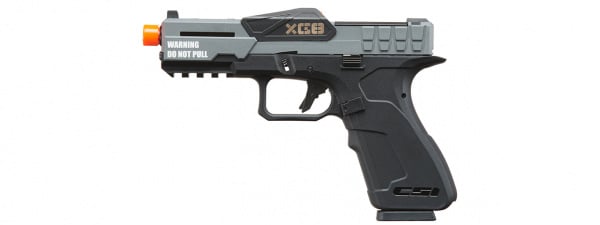 Poseidon CSI XG8 Gas Blow Back Aluminum Pistol (Metal & Gray)