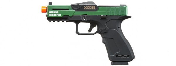 Poseidon CSI XG8 Gas Blow Back Aluminum Pistol (Metal & OD Green)