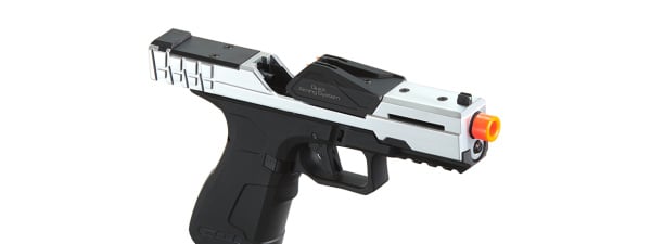 Poseidon CSI XG8 Gas Blow Back Aluminum Pistol (Metal/Silver)