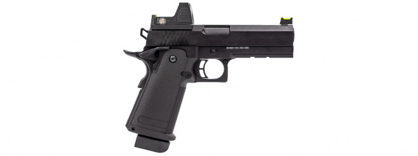 Raven Airsoft 4.3 Hi Capa GBB Airsoft Pistol w/ Micro Red Dot (Black)