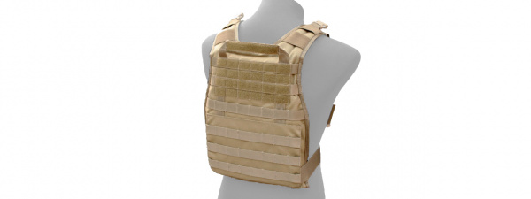 Lancer Tactical AMA "All MOLLE" Adjustable Rhodesian Reconnaissance Vest RRV ( Khaki )