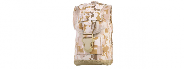 Lancer Tactical MLCS Canteen Pouch With Protective Insert ( Desert Digital )