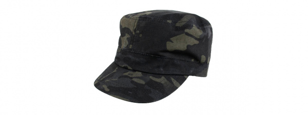 Lancer Tactical Camo Patrol Cap ( Camo Black / L )