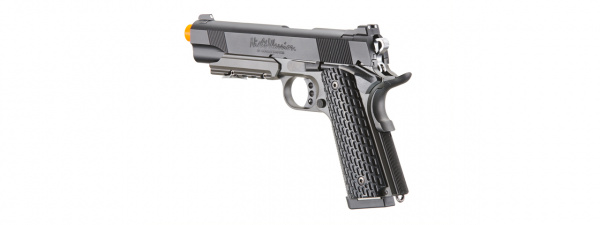 Tokyo Marui Night Warrior 1911 Hi-Kick Gas Blowback Airsoft Pistol (Black & Gray)