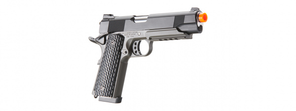 Tokyo Marui Night Warrior 1911 Hi-Kick Gas Blowback Airsoft Pistol (Black & Gray)