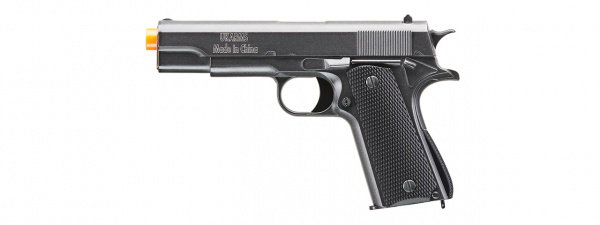 UK Arms 1911 Alloy Series Spring Airsoft Pistol (Silver Gray)