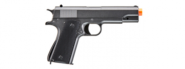 UK Arms 1911 Alloy Series Spring Airsoft Pistol (Silver Gray)