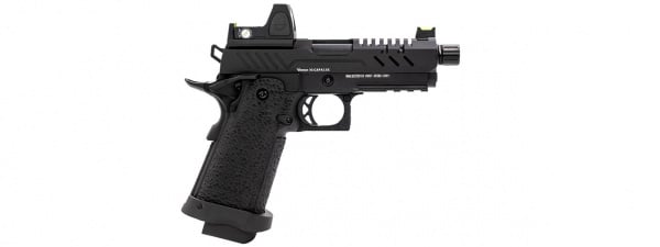 Vorsk Airsoft Pro 3.8 Hi Capa GBB Airsoft Pistol w/ Micro Red Dot (Black)