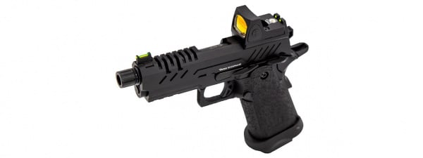 Vorsk Airsoft Pro 3.8 Hi Capa GBB Airsoft Pistol w/ Micro Red Dot (Black)