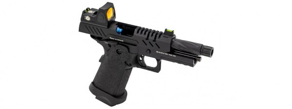 Vorsk Airsoft Pro 3.8 Hi Capa GBB Airsoft Pistol w/ Micro Red Dot (Black)