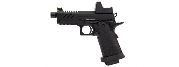 Vorsk Airsoft Pro 3.8 Hi Capa GBB Airsoft Pistol w/ Micro Red Dot (Black)