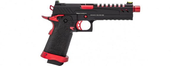 Vorsk Airsoft 5.1 Split Slide Hi Capa GBB Airsoft Pistol (Red Match)