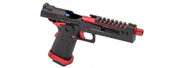 Vorsk Airsoft 5.1 Split Slide Hi Capa GBB Airsoft Pistol (Red Match)