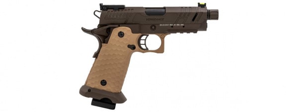 Vorsk Airsoft CS Compact Vengeance 3.8 Hi Capa (Bronze & Tan)