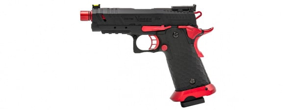 Vorsk Airsoft CS Compact Vengeance 3.8 Hi Capa GBB Airsoft Pistol (Red Match)