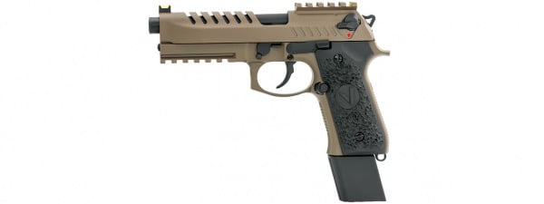 Vorsk Airsoft Tactical VM9 Gas Blowback Pistol (Dark Earth)