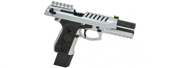 Vorsk Airsoft Tactical VM9 Gas Blowback Pistol (Silver)