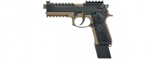 Vorsk Airsoft Tactical VM9 Gas Blowback Pistol (Black/Dark Earth)