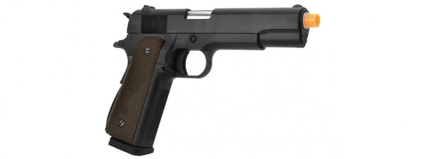 WE Tech 1911 High Capacity Full Metal Airsoft Gas Blowback Pistol (Black )