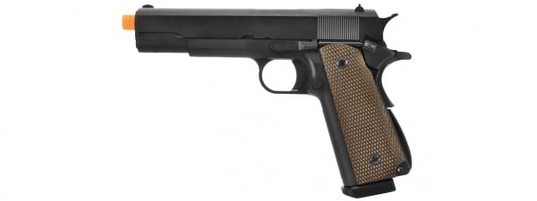 WE Tech 1911 High Capacity Full Metal Airsoft Gas Blowback Pistol (Black )