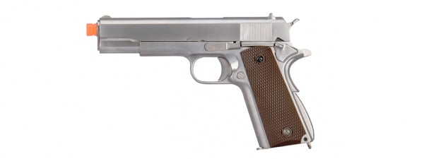 WE M1911 Metal CO2 Blowback Pistol ( Chrome )