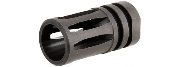 WE Tech M4 / M16 Airsoft Bird Cage Metal Flash Hider ( Black )