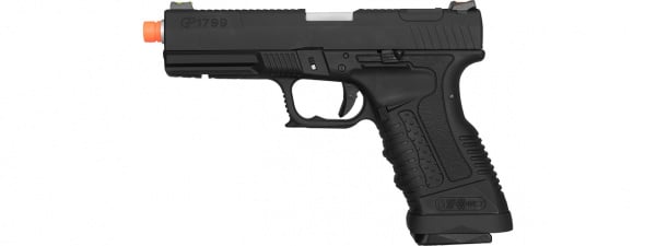 WE Tech GP1799 T1 Gas Blowback Airsoft Pistol ( Black / Option )