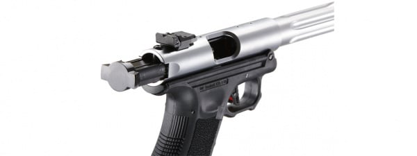 WE-Tech Galaxy Select Fire Premium L Gas Blowback Pistol (Silver)