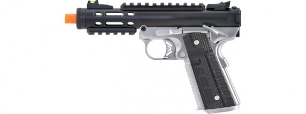 WE-Tech Galaxy 1911 Gas Blowback Airsoft Pistol ( Black / Silver )