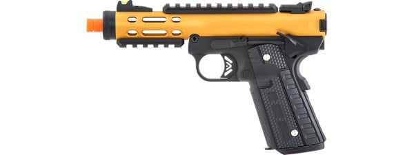 WE-Tech Galaxy 1911 Gas Blowback Airsoft Pistol ( Gold / Black )