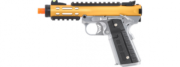 WE-Tech Galaxy 1911 Gas Blowback Airsoft Pistol ( Gold / Silver )