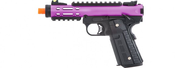 WE-Tech Galaxy 1911 Gas Blowback Airsoft Pistol ( Purple / Black )