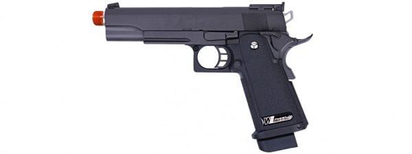 WE Tech Hi-Capa 5.1 M1911 R Version Gas Blowback Airsoft Pistol ( Black )