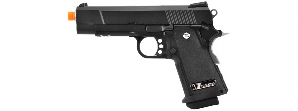 WE-Tech Full Metal Hi-Capa 4.3 Compact Gas Blowback Airsoft Pistol ( Black )