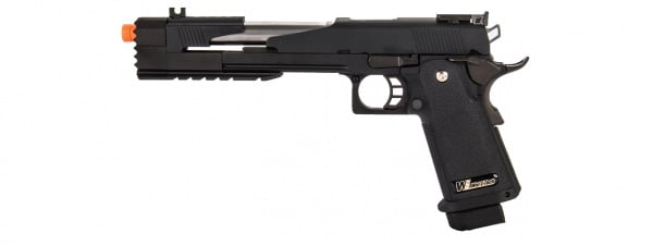 WE-Tech Hi-Capa 7.0 "Dragon" Long Slide Full Auto Gas Blowback Pistol w/ Standard Grip ( Black )