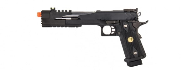 WE-Tech Hi-Capa 7.0 "Dragon" Long Slide Full Auto Gas Blowback Pistol w/ Medallion Grip ( Black )