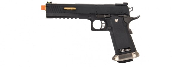 WE-Tech Hi-Capa 6" IREX Competition Full Auto Gas Blowback Airsoft Pistol ( Black / Gold )